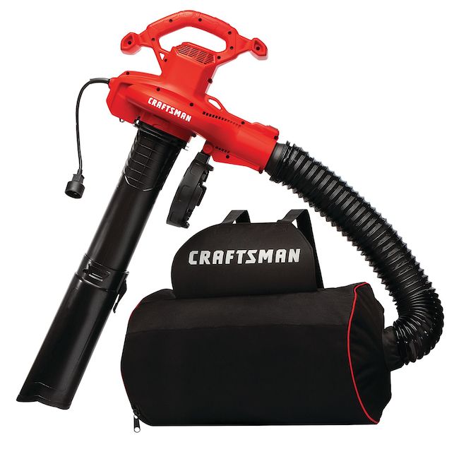 CRAFTSMAN 12 A 450 CFM 260 MPH 3-in-1 Backpack Corded Electric Leaf Blower