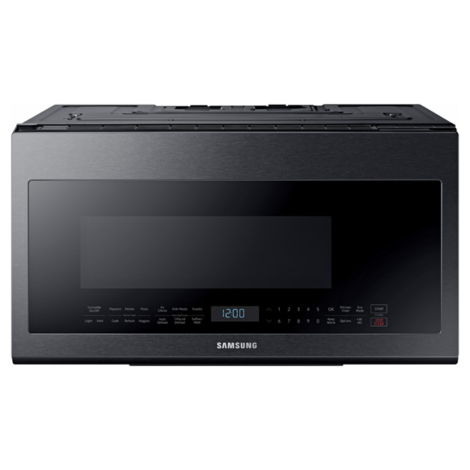 Samsung Over-the-Range Microwave - 2.1-cu ft - 950 W - Black Stainless Steel