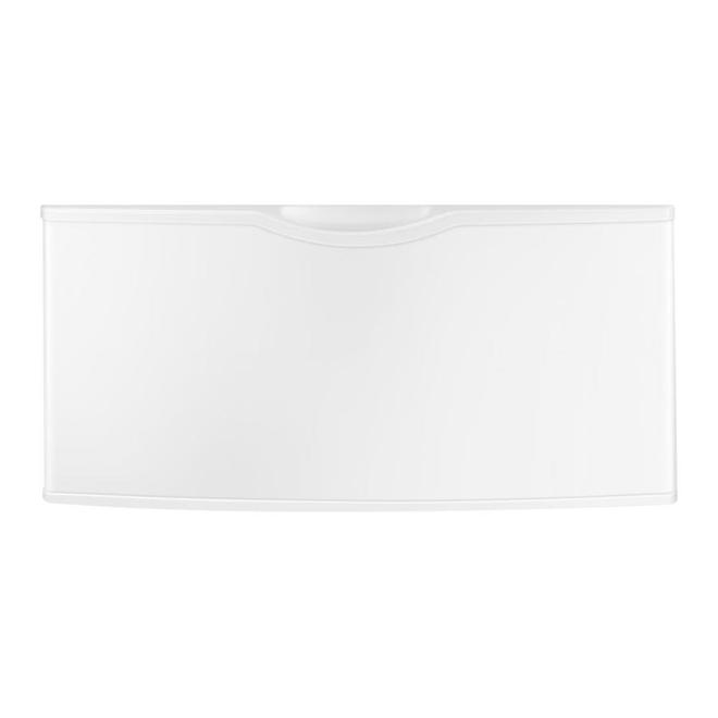 Piédestal avec tiroir, laveuse ou sécheuse frontale, 27, blanc
