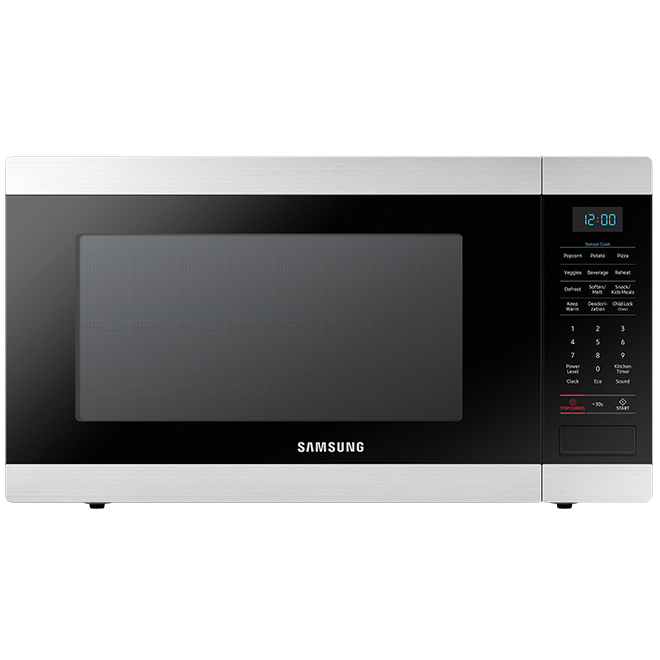 Samsung Countertop Microwave - 1.9-cu ft - 950-Watt - Black Stainless Steel