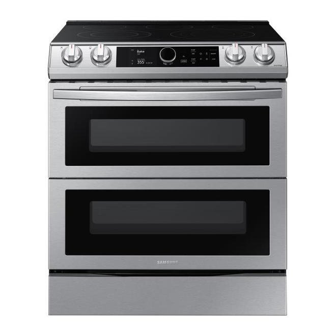 Samsung Slide-in Range with Flex Duo™ - Air Fry - True Convection - 30" - 6.3 cu. ft. - Stainless Steel