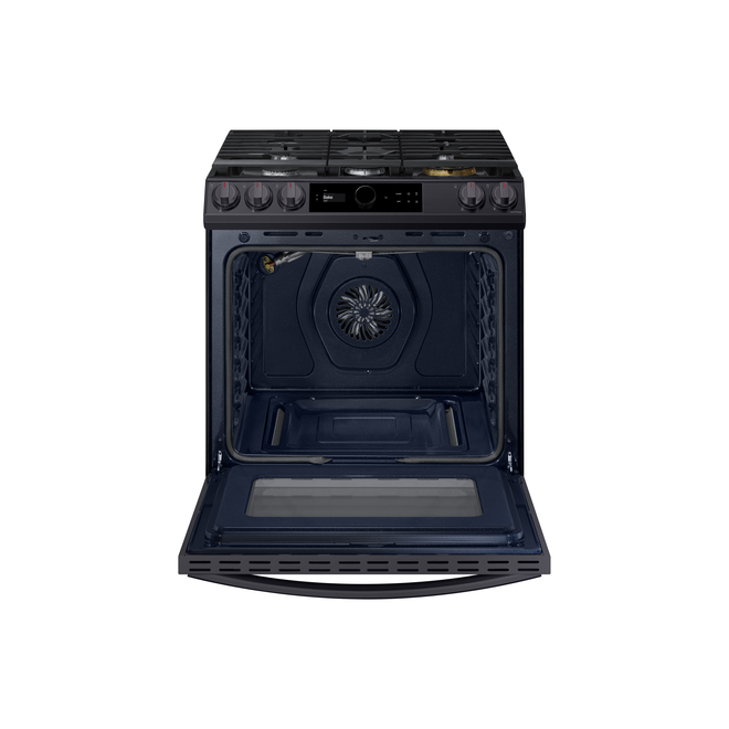 Samsung Slidein Gas Range AirFry Smart Dial True Convection 6