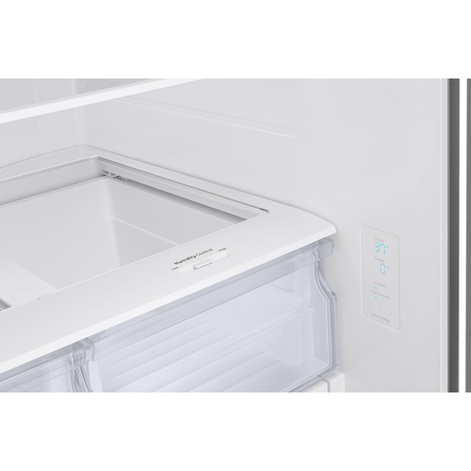 Samsung Réfrigérateur 22,1 pi³ avec porte à 2 battants blanc RF22A4111WW/AA