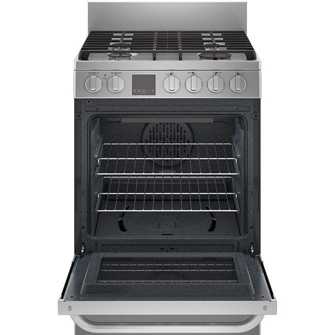 HAIER FreeStanding Gas Range 24" 2.9 cu. ft. Stainless Steel