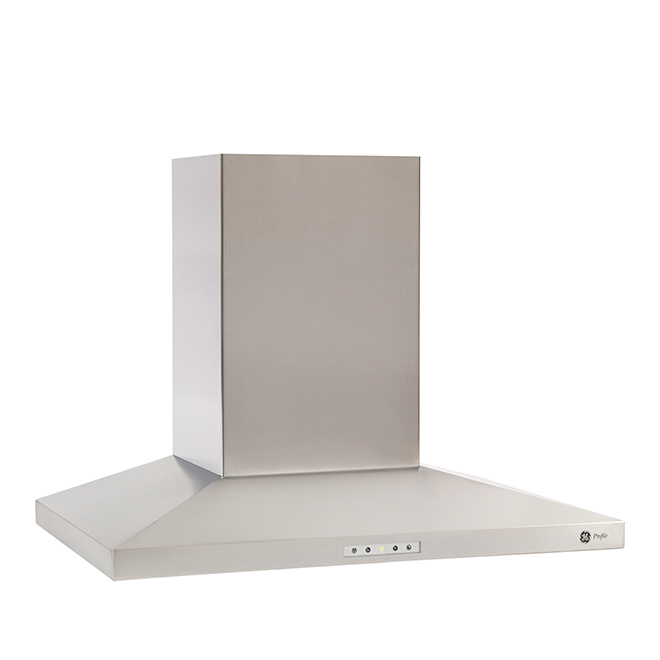 GE PROFILE GE Range Hood Stainless Steel 30in W Indoor