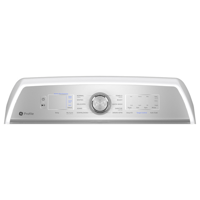 GE Profile TopLoad Washer with Builtin WiFi White 5.8cu ft