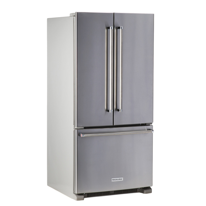 KitchenAid French Door Refrigerator Energy Star 33 In 22 Cu Ft   30005281c L 