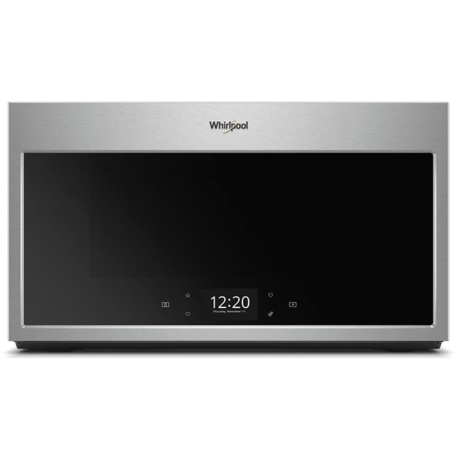 Whirlpool Smart Convection Over-the-Range Microwave - 1000 W - 1.9-cu ft - Stainless Steel