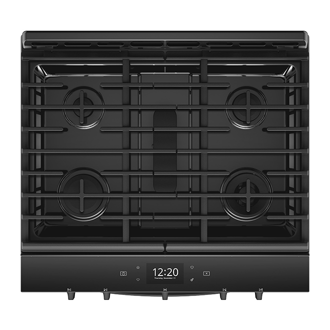 WHIRLPOOL SlideIn Gas Smart Range 5.8 cu. ft. Black WEG750H0HB