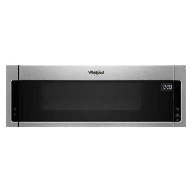 Whirlpool Low-Profile Over-the-Range Microwave - 900 W - 1.1-cu ft - Stainless Steel