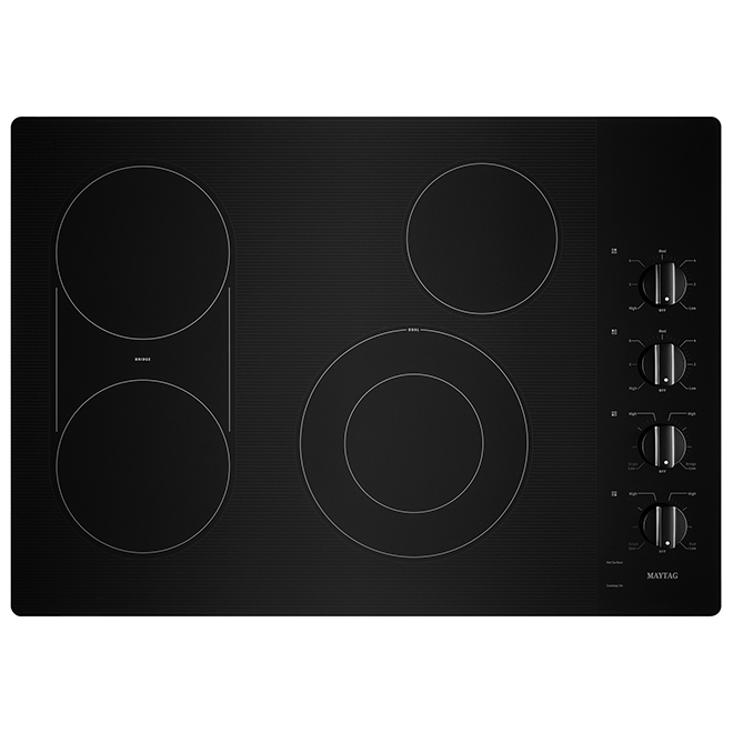 Maytag Built-In Cooktop with Grill and Griddle - 30-in - Black