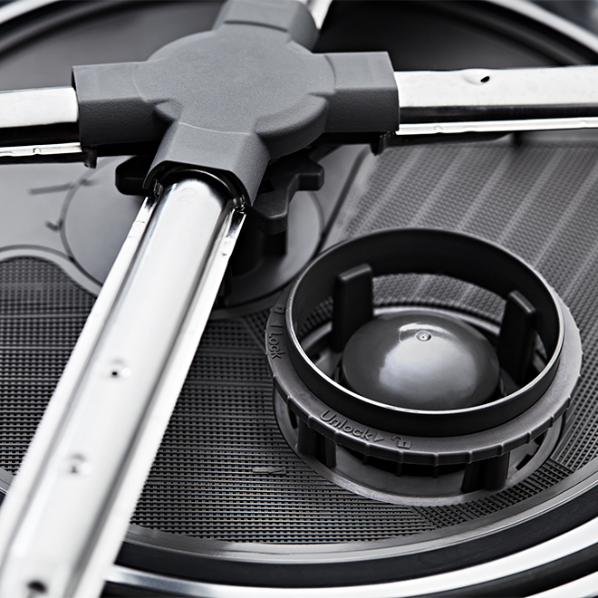 KITCHENAID BuiltIn Dishwasher ProWash Cycle 24" Black SS