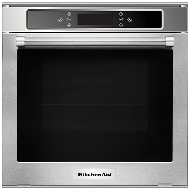 KitchenAid Single Electric Wall Oven - 24" - 2.6 cu. ft. - SS