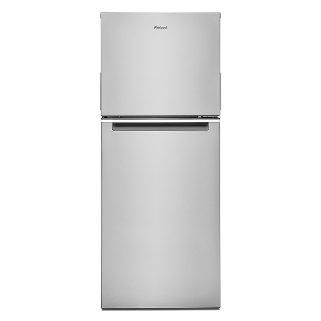 Whirlpool 24-in Stainless Steel Top-Freezer Refrigerator - 11.6 cu ft