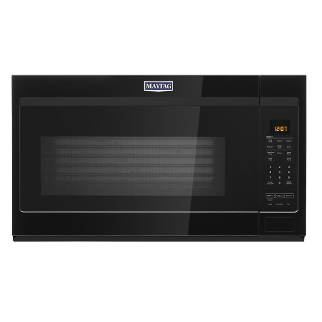 Maytag Over-the-Range Microwave with Dual Crisp Feature - 1.9-cu ft - 950-Watt - Black