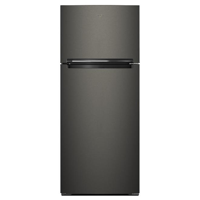 Réfrigérateur à congélateur supérieur de 33 po Whirlpool® avec machine à  glaçons facultative EZ Connect WRT541SZDM