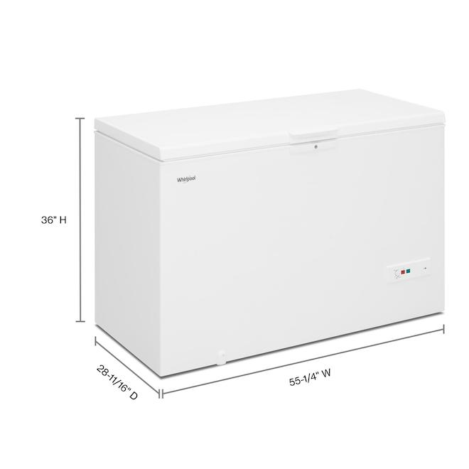 Whirlpool 16 Cu Ft Chest Convertible Freezer To Fridge White Wzc5116lw