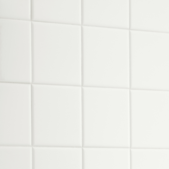 Daltile Starting Line 4-in x 4-in Gloss White Ceramic Wall Tile SL1044HCBP