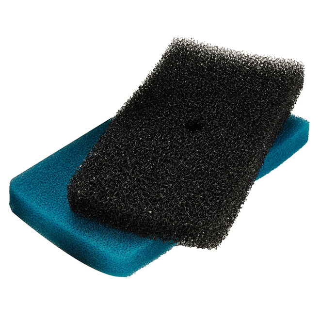 Mousse filtrante de remplacement Smartpond, bleu/noir, 2 par paquet