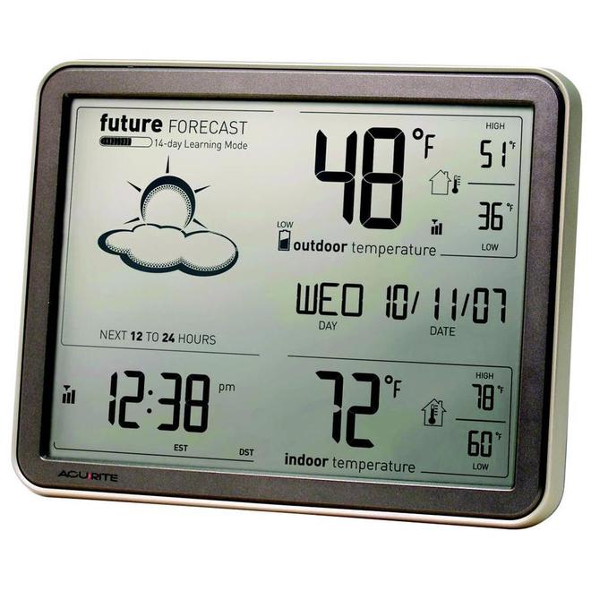 digital weather station with wireless outdoor sensor 75077ca réno
