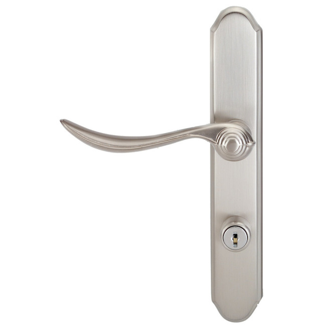 Larson Storm Door Handle Set in Brushed Nickel Finish 20297817 | Réno-Dépôt