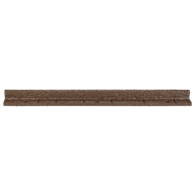 L-Shaped Brown Lawn Edger - 4-ft