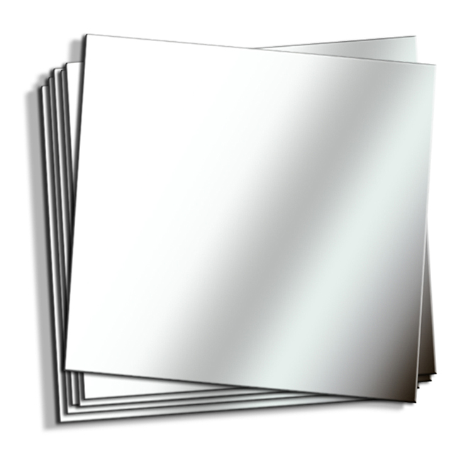 Frameless Silver Polished Square Mirror Tiles 12 6 Pk Réno Dépôt Frameless Silver Polished Square Mirror Tiles 12