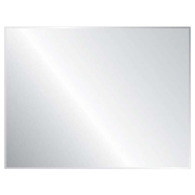 Frameless Beveled Edge Rectangle Wall Mirror 36 X 48 Réno Dépôt Frameless Beveled Edge Rectangle Wall Mirror 36 X 48