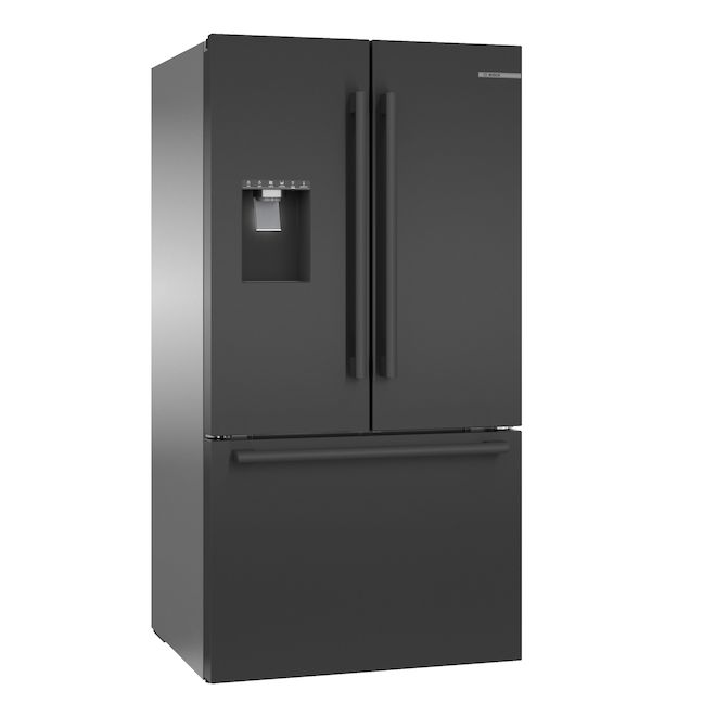 Réfrigérateur à portes françaises Bosch 500 Series de 26 pi³, avec
