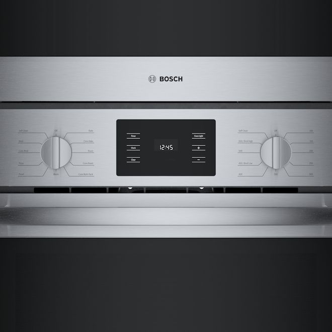 Bosch Double Wall Oven 30in Series 500 Convection Stainless Steel
