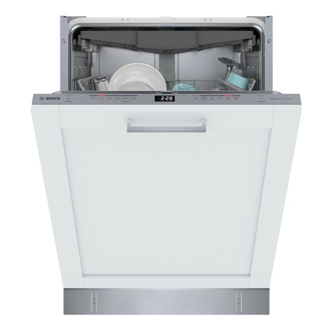 Bosch 800 Series Stainless Steel Built-in 24-in Dishwasher - 3 Racks ...