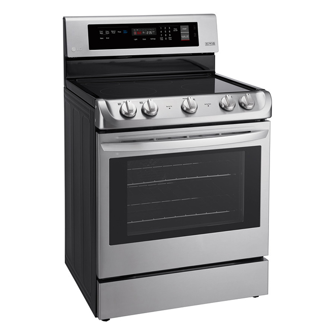 LG Freestanding Electric Range 6 3 Cu Ft Stainless Steel   30895037b L 