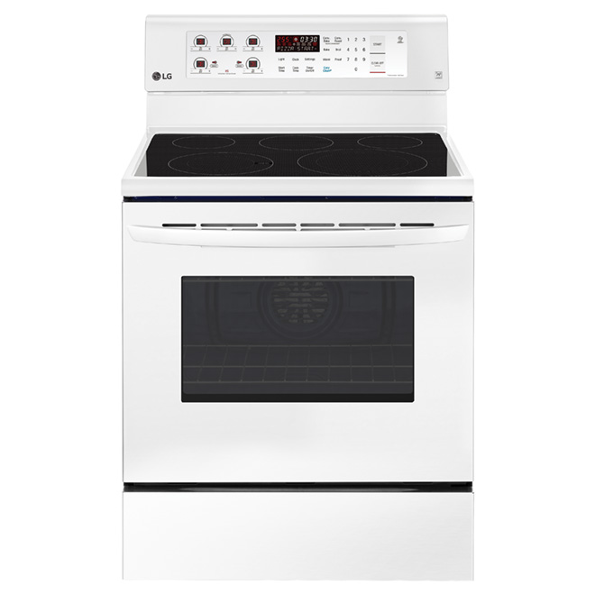 Lg Ceramic Glass Electric Range Convection Oven 6 3 Pi