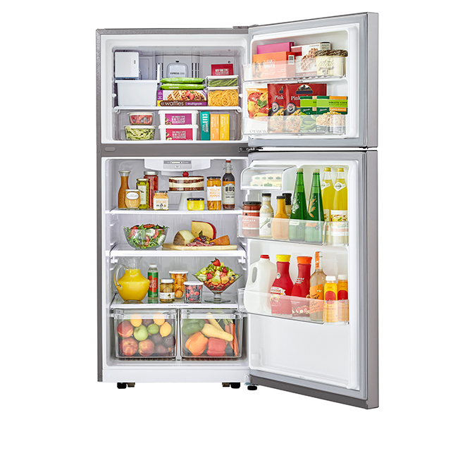 LG TopFreezer Refrigerator 30" 20 cu. ft. Stainless LTCS20040S RénoDépôt