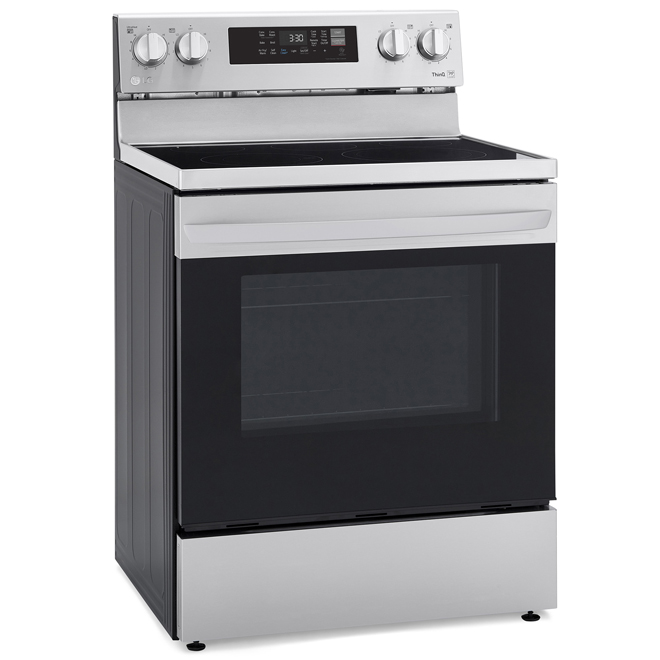 LG 6.3cu ft 30in Stainless Steel EasyClean UltraHeat Technology Air