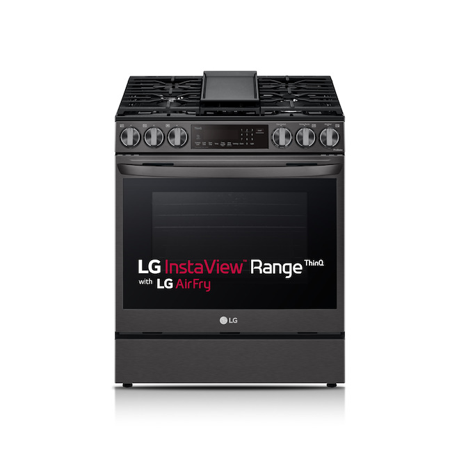 LG 6.3cu ft Convection SelfCleaning Gas Range Air Fry 5Burner