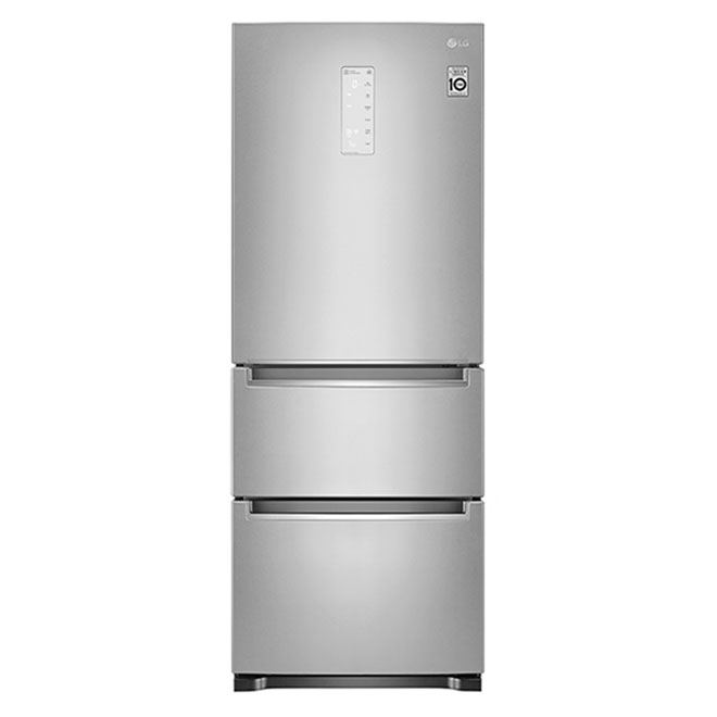LG Kimchi and Specialty Food 11.7 cu ft Counter-Depth Bottom-Freezer Refrigerator (Platinum Silver)