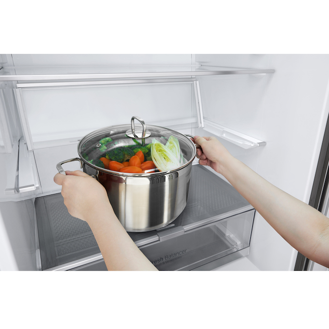 Réfrigérateur Autoportant 15 pi.cu. 28 po. Samsung RL1505SBASR Inox