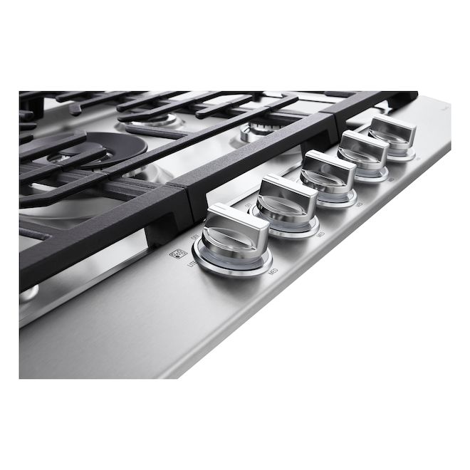 LG 30in Stainless Steel 5 Burner Gas Cooktop with WiFi CBGJ3027S