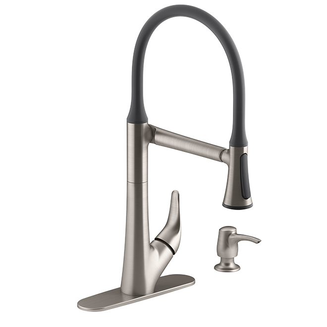 Kohler Arise Pull Out Kitchen Faucet 1 Handle Stainless Steel