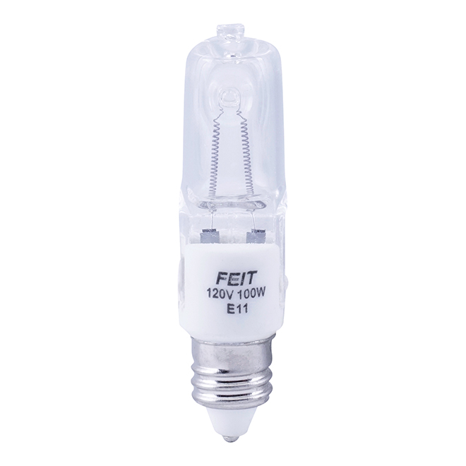 Ampoule halogène de Feit Electric, blanc brillant, intensité réglable,  culot T4 G9, 120 V, 60 W