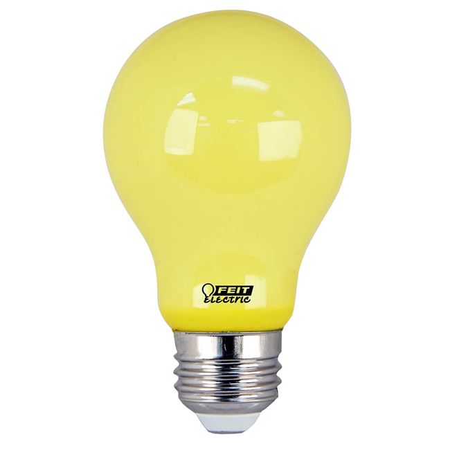 Ampoule DEL anti-insectes Feit Electric, A19, E-26, 60 W, verre, jaune