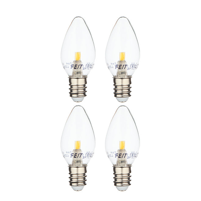 Ampoule DEL anti-insectes Feit Electric, A19, E-26, 60 W, verre, jaune