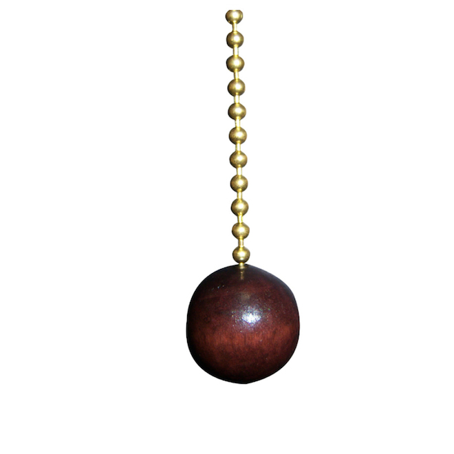 Harbor Breeze 7-in Walnut Ceiling Fan Pull Chain FP2