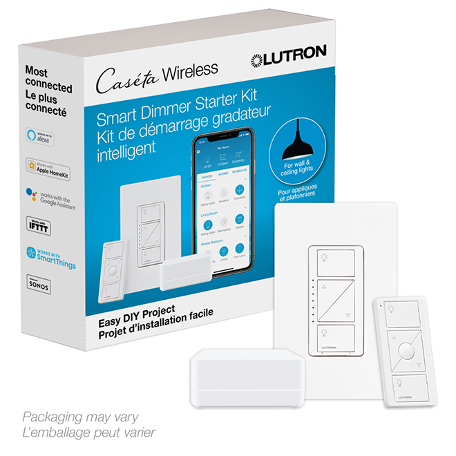 Lutron Caseta Wireless Smart Dimmer Starter Kit