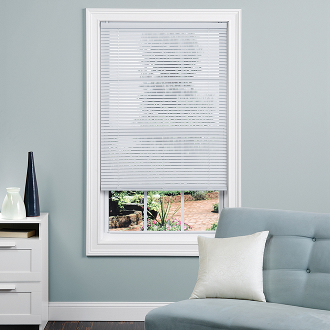 Cordless Light-Filtering Mini Blinds - 23" X 64" - White DLF2364W ...