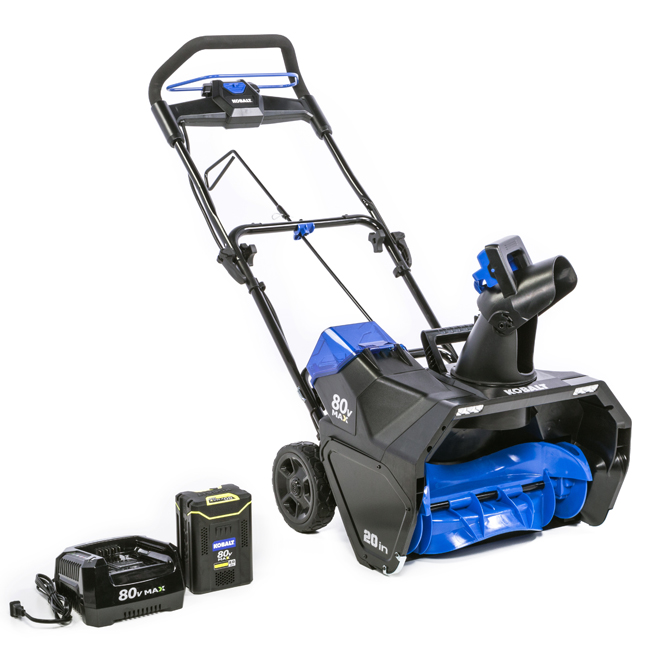 80V 20 Single Stage Cordless Snow Blower