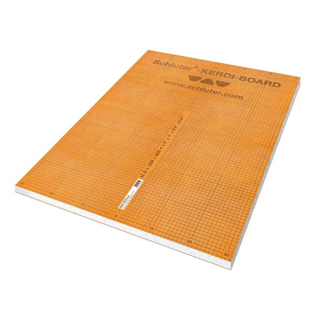 Schluter Systems Kerdi-Board Panel Polystyrene Orange 48-in x 96-in