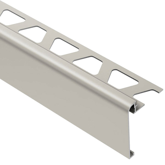 3/8in Stair/Counter Tile Edge - Aluminum - Nickel