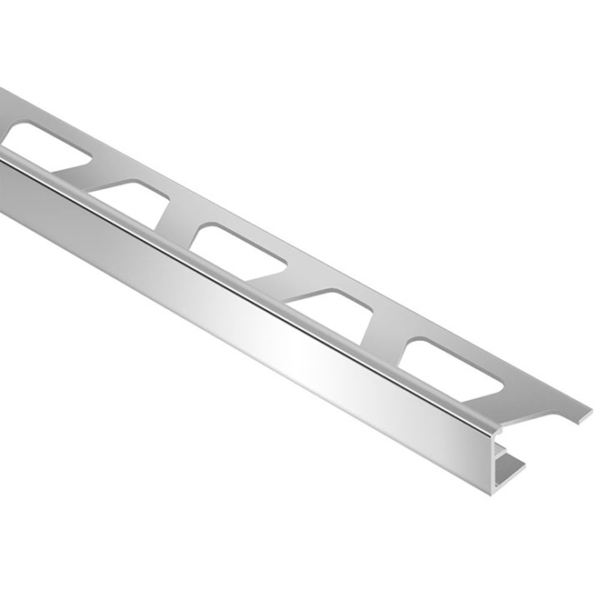 3/8in Tile Edge - Aluminum - Polished Chrome